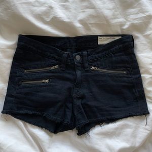 Rag & Bone Black Denim Shorts - Size 24